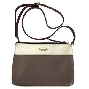 KATE SPADE New York Triple Gusset Crossbody Bag Colorblock Leather